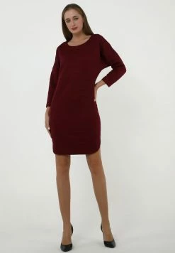 Madam-T LEONIE - Robe Fourreau - Weinrot -Madam-T Soldes 2022 31097ae0437440459260c4dbce1b2044