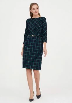 Madam-T MUARA - Robe Fourreau - Blau/grün 14 Madam-T MUARA - Robe Fourreau - Blau/grün -Madam-T Soldes 2022 313a7a6a0cbb4d82ab0d49a51e8bbfc8