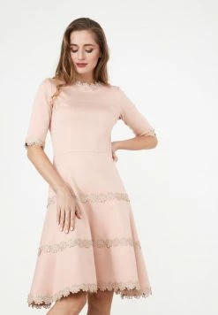 Madam-T Robe De Jour - Pfirsich