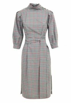 Madam-T MARENA - Robe De Jour - Grüner Zig/rot -Madam-T Soldes 2022 31684ef9e1054643861fa568dcacb6e7