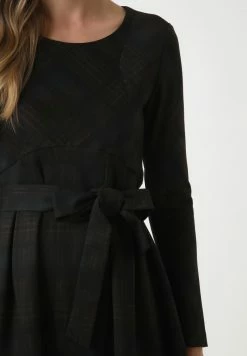 Madam-T KANTRI - Robe De Jour - Schwarz/braun -Madam-T Soldes 2022 326287898e234432b67e1e81af48279f