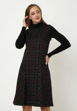 Madam-T GASCONA - Robe De Jour - Wein Rot/grün