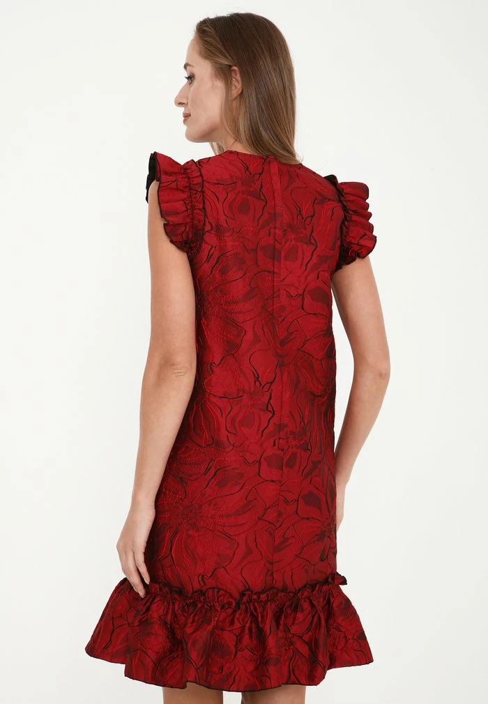 Madam-T GRETA - Robe De Jour - Schwarz, Rot 5 Madam-T GRETA - Robe De Jour - Schwarz, Rot – Image 5