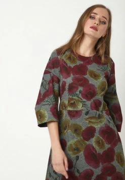 Madam-T VIRGINIE - Robe De Jour - Grau, Senf -Madam-T Soldes 2022 3318e9fa985f411292f72d9d3d1c27d2