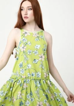 Madam-T LAZUR - Robe De Jour - Hellgrün Weiß -Madam-T Soldes 2022 3370f53b2da8499a8d9b01c6cfc2a078