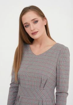 Madam-T ALIA - Robe Fourreau - Grüner Vogel / Rosa -Madam-T Soldes 2022 3373895b6c3a4697acb1afc8f58ab086