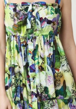 Madam-T Robe Longue - Hellgrün/lila -Madam-T Soldes 2022 3384da5c81934295a44ab72719dcd744