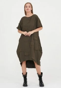 Madam-T ESHLEY - Robe De Jour - Khakifarben