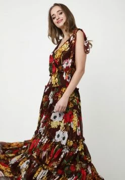 Madam-T Robe Longue - Wein Rot, Rot -Madam-T Soldes 2022 33fdfface2654f3e9ddb83aecacd1b5b