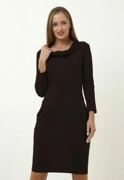 Madam-T Robe De Jour - Braun -Madam-T Soldes 2022 34182b1adcfa43c2bea178ed0a13134f
