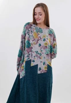 Madam-T MINEVRANA - Robe Pull - Grüne Linie -Madam-T Soldes 2022 35014a8e86124ac9bd2b2b920d7a5ede