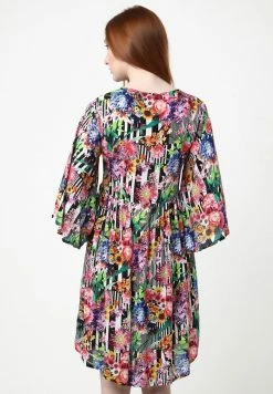 Madam-T YAGAVA - Robe De Jour - Schwarz, Rosa -Madam-T Soldes 2022 352f46e64cac4fc5b1fc2565c039a3f9