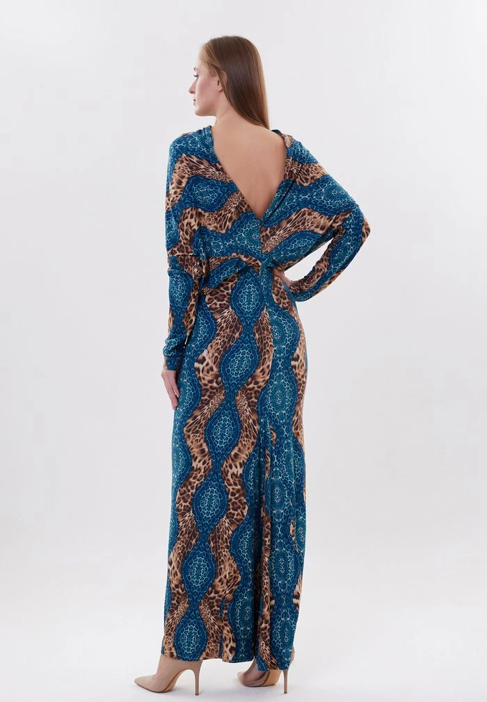 Madam-T ARIELE - Robe Longue - Blau/bruder Geboren 3 Madam-T ARIELE - Robe Longue - Blau/bruder Geboren – Image 3