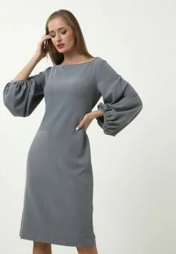 Madam-T KLEID ULANA - Robe De Jour - Lichtgrau