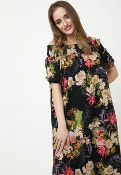 Madam-T DERIN - Robe De Jour - Schwarz, Rosa -Madam-T Soldes 2022 35b9d9322d9a450288c3380ab67fada5