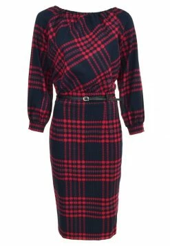 Madam-T KALIPSA - Robe Fourreau - Blau, Burgund. -Madam-T Soldes 2022 35f8e1806e444b14a2ed3e5714365c9c