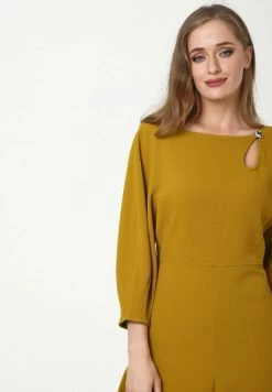 Madam-T Robe De Jour - Senf -Madam-T Soldes 2022 364d50c5763a4c86aaedb6d9f2b18be5