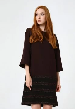 Madam-T Soldes 2022 13 Madam-T MILANIKA - Robe Pull - Pflaume, Schwarz