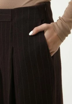 Madam-T DOKKOTA - Pantalon Classique - Brown -Madam-T Soldes 2022 369be7f6bdc94dd7b7ce3abecf66b7b3