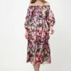 Madam-T ANTONELLA - Robe De Jour - Grau, Rosa