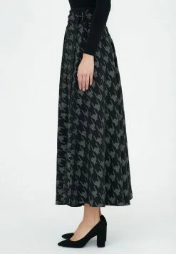 Madam-T GIZA - Pantalon Classique - Black/ Khaki -Madam-T Soldes 2022 36c993f9025d4afcbac90ceb45b95d27