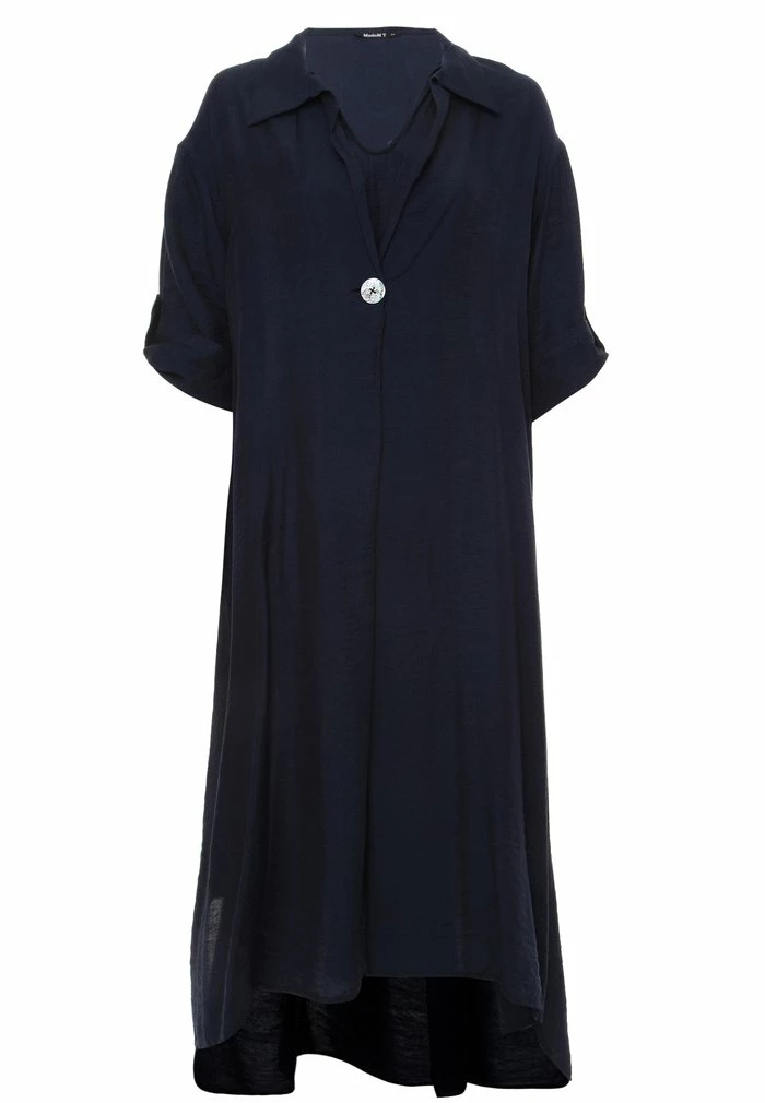 Madam-T GILBERTA - Robe Chemise - Blau 7 Madam-T GILBERTA - Robe Chemise - Blau – Image 7