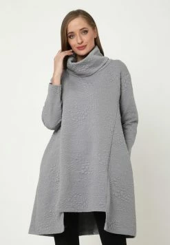 Madam-T Robe En Jersey - Grau