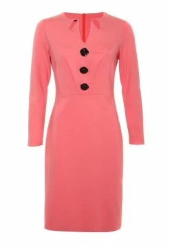Madam-T DIARA - Robe En Jersey - Coral -Madam-T Soldes 2022 3701c9a22bc842e29f945ba2810dc11c