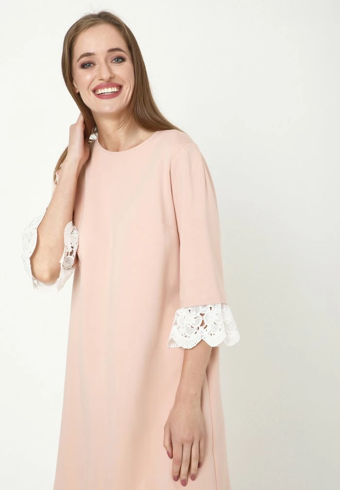 Madam-T MERIKANA - Robe De Jour - Pfirsich 5 Madam-T MERIKANA - Robe De Jour - Pfirsich – Image 5