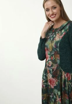 Madam-T PATRICIA - Robe De Jour - Green/light Pink -Madam-T Soldes 2022 3713b50c5b004032828d3230652c1eb5