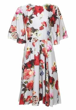 Madam-T Robe De Jour - Grau Rot -Madam-T Soldes 2022 372ee2d758ef41b39afac72a6fefe539