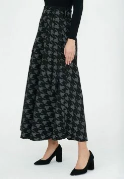 Madam-T GIZA - Pantalon Classique - Black/ Khaki -Madam-T Soldes 2022 379e1e3cac774c198fa8f03ee2f434c6