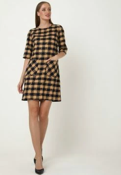 Madam-T ALLTAGSKLEID MILANIA - Robe De Jour - Beige, Blau 13 Madam-T ALLTAGSKLEID MILANIA - Robe De Jour - Beige, Blau -Madam-T Soldes 2022 37a4e2185e7e4180962dd4ee49eba195