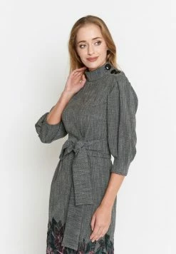 Madam-T MARENA - Robe De Jour - Grau, Lila -Madam-T Soldes 2022 37c2874e906a4ddc8ada8fdf0fb2097c