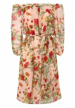 Madam-T Robe De Jour - Pfirsich, Rot -Madam-T Soldes 2022 37d13126c09c4170881fb5ef5d3a51a2