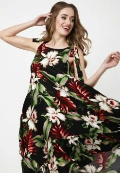 Madam-T PERCAMA - Robe De Jour - Schwarz, Grün -Madam-T Soldes 2022 381379551f1649d7a860164590cf2644