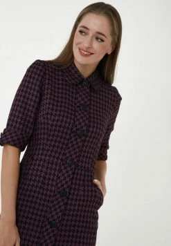 Madam-T ALVA - Robe Chemise - Lila -Madam-T Soldes 2022 38253fa567944c47a4e4529ac049a03d