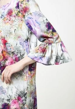 Madam-T Robe De Jour - Grau, Lila -Madam-T Soldes 2022 382d1c2baafc4331b958642365f411ba