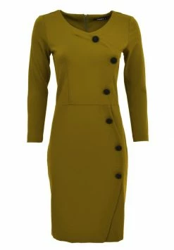 Madam-T BURNLEY - Robe Fourreau - Khakifarben -Madam-T Soldes 2022 385eb205dda0424690680f456f5bf231