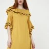 Madam-T SALLY - Robe De Jour - Mustard Yellow