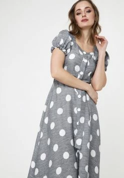 Madam-T Robe De Jour - Blau Weiß