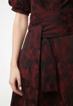 Madam-T VARNA - Robe De Jour - Schwarz/ Weinrot -Madam-T Soldes 2022 388639ce282b47f6932b8aa5afed73d9