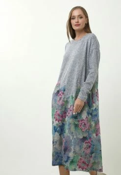 Madam-T Robe Longue - Hellblau, Lila -Madam-T Soldes 2022 38acaea21f76448480ce9539dfaacf0e