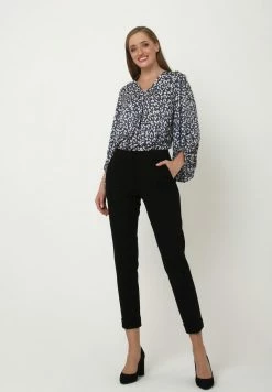 Madam-T MARIO - Pantalon Classique - Schwarz -Madam-T Soldes 2022 38f8f05b250d48169650fbd24f5ed887