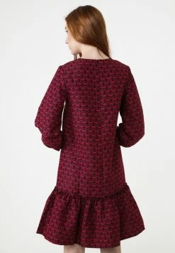 Madam-T FIKERA - Robe De Jour - Schwarz Fuchsia -Madam-T Soldes 2022 39142a95aa434a06aa425355125281c1