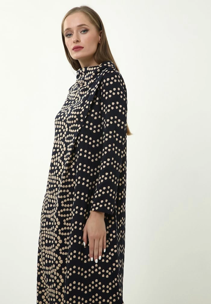 Madam-T KLEID LILUNA - Robe De Jour - Blau, Creme 4 Madam-T KLEID LILUNA - Robe De Jour - Blau, Creme – Image 4