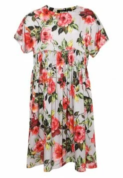 Madam-T OFELIA - Robe De Jour - Grau, Koralle -Madam-T Soldes 2022 39718d5eb1374f4da08116ea79aeba91