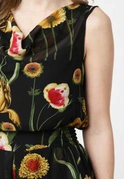 Madam-T ZAKIA - Robe De Jour - Schwarz, Gelb -Madam-T Soldes 2022 3983fdcebc98478bab68e741f1918547