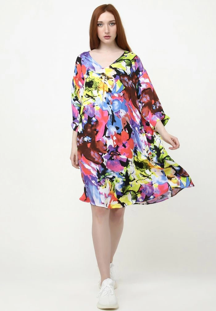 Madam-T AMPERO - Robe De Jour - Lila Hellgrün 2 Madam-T AMPERO - Robe De Jour - Lila Hellgrün – Image 2