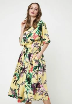 Madam-T CAMUS - Robe De Jour - Gelbgrün -Madam-T Soldes 2022 39be143209f54b2c8ed20c12abd2a452